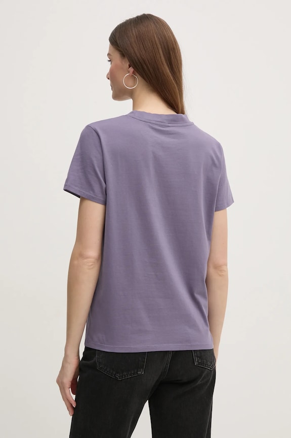 Guess t-shirt bawełniany W2BI69.K8FQ1 fioletowy NC24