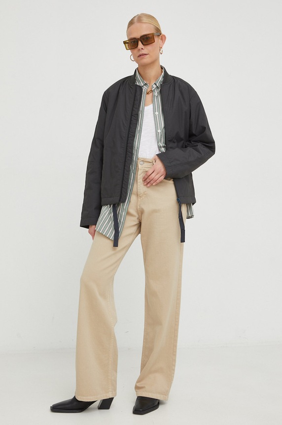 American Vintage top JAC47 biały AW22