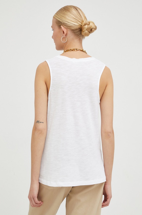 American Vintage top biały JAC47