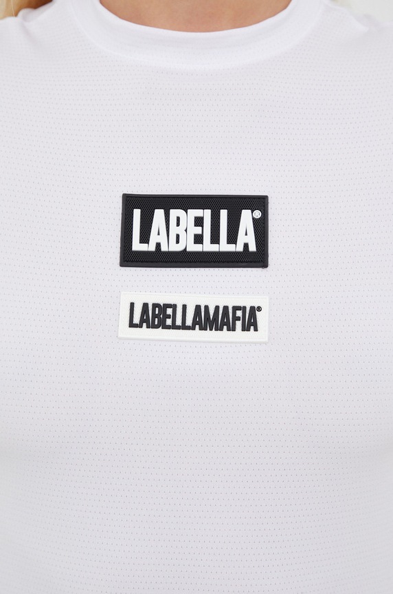 LaBellaMafia t-shirt treningowy Go On LB.26355 biały
