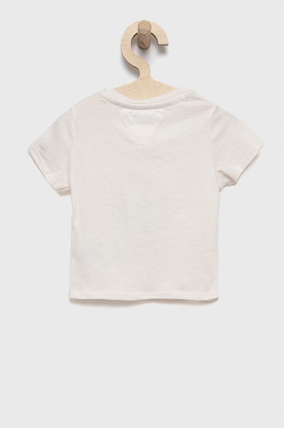Tommy Hilfiger gyerek pamut póló KG0KG05242.9BYY bézs AW22