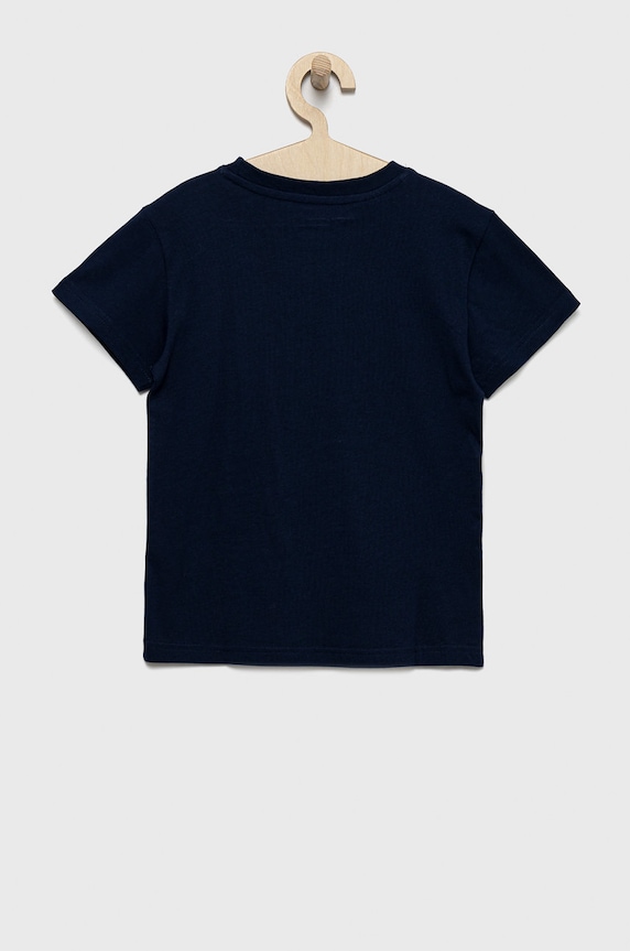 Dětské bavlněné tričko adidas Originals HK0260 námořnická modř AW24