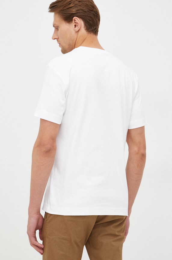 Îmbrăcăminte Calvin Klein tricou din bumbac K10K109894.9BYY alb