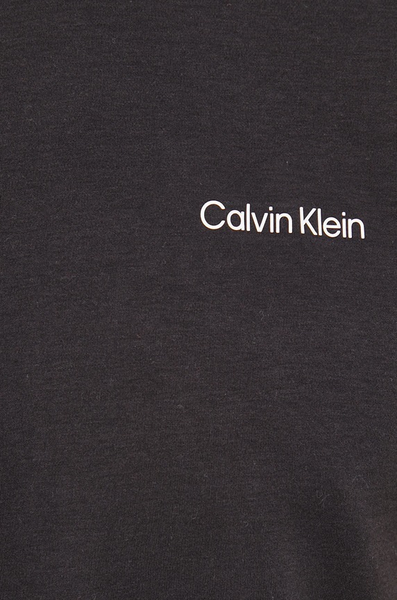 Βαμβακερό μπλουζάκι Calvin Klein K10K109894.9BYY μαύρο