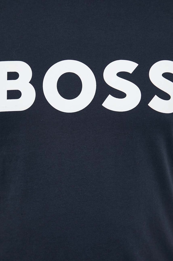 Βαμβακερό μπλουζάκι BOSS BOSS CASUAL Gelio-C_Sz40 50481923 σκούρο μπλε
