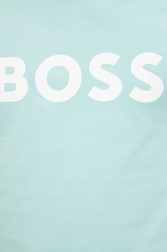BOSS t-shirt bawełniany Thinking 1 50481923 zielony