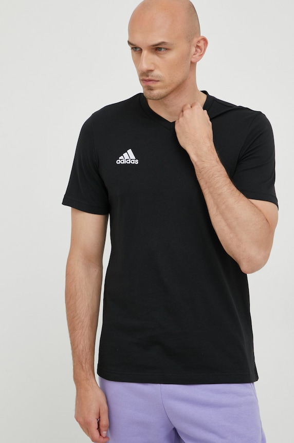adidas Performance t-shirt Entrada 22 bawełna czarny HC0448