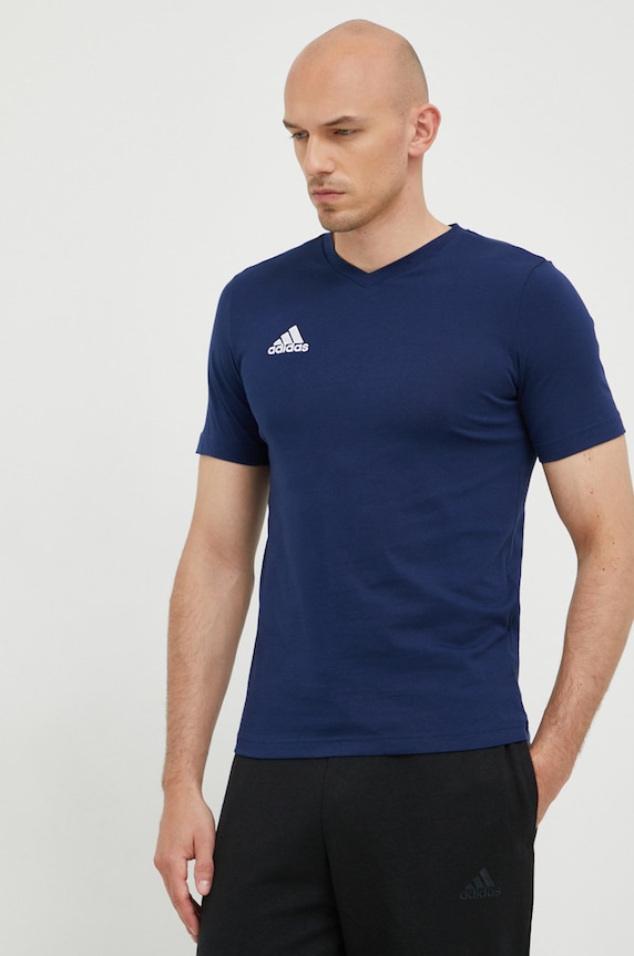 adidas Performance t-shirt Entrada 22 pamut sötétkék HC0450
