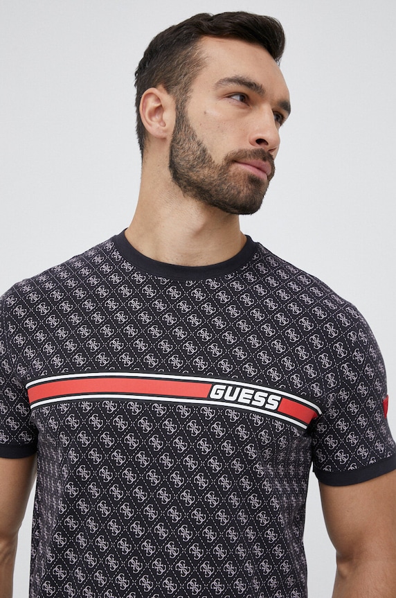 Μπλουζάκι Guess μαύρο Z2BI09.J1314