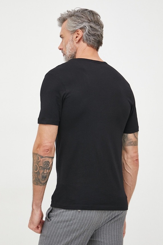 Odzież BOSS t-shirt bawełniany (3-pack) TShirt RN 3P Classic 50475284 czarny