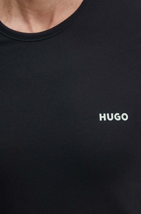 HUGO t-shirt in cotone 3 - pack pacco da 3 50480088 nero