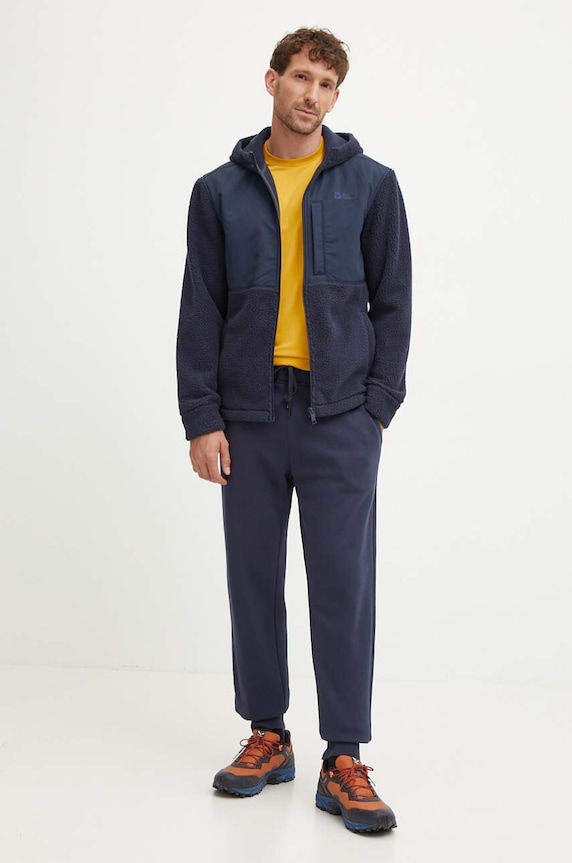 Bavlnené tričko Jack Wolfskin Essential 1808382 žltá AW25