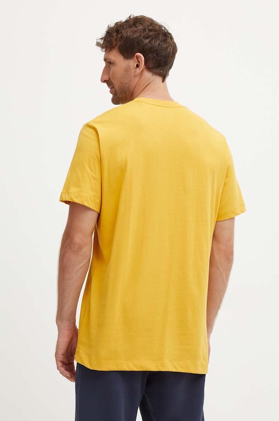 Oblečenie Bavlnené tričko Jack Wolfskin Essential 1808382 žltá