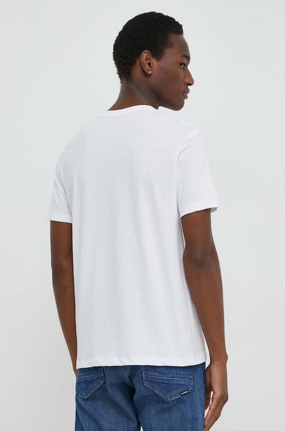 AllSaints tricou din bumbac BRACE SS CREW 3-pack MD130M albastru