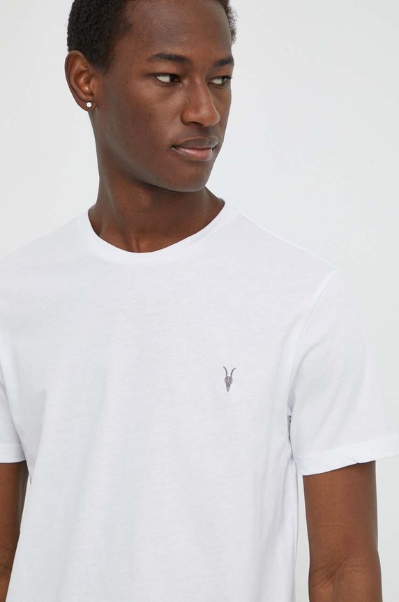 AllSaints tricou din bumbac BRACE SS CREW 3-pack MD130M