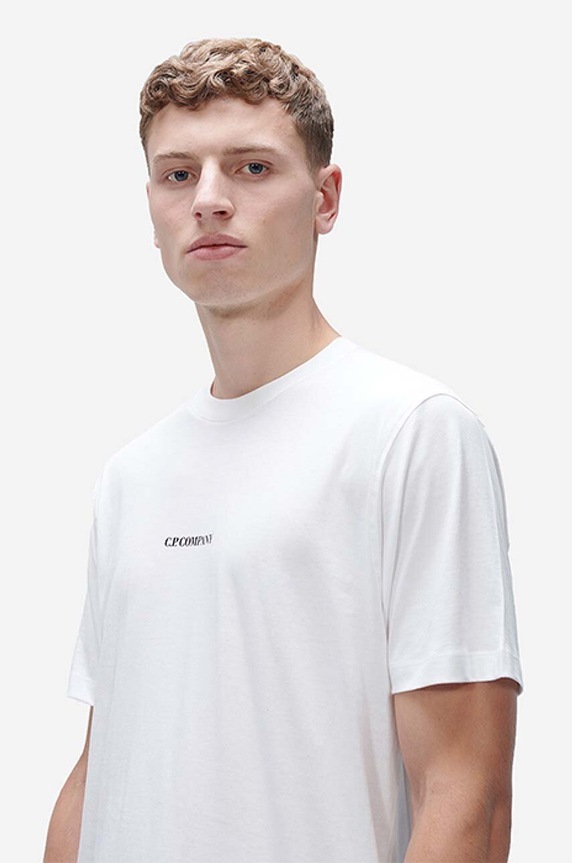 Clothing C.P. Company cotton t-shirt 11CMTS213A006011W103 white