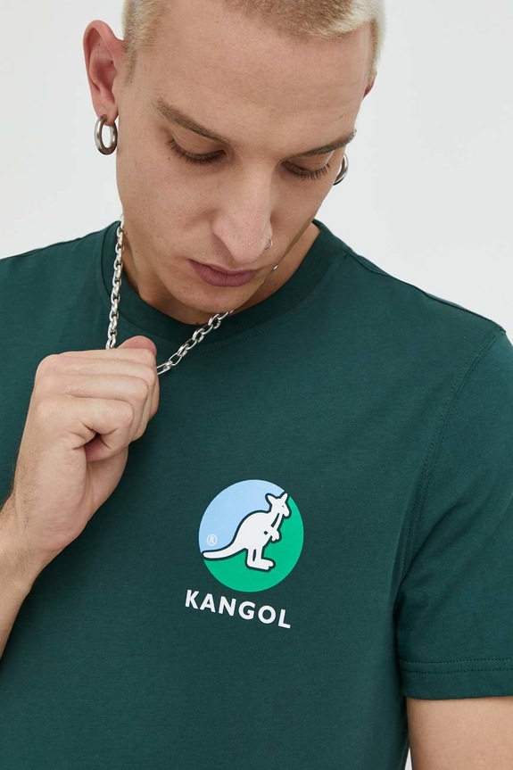 Bavlnené tričko Kangol KAF22UTS220