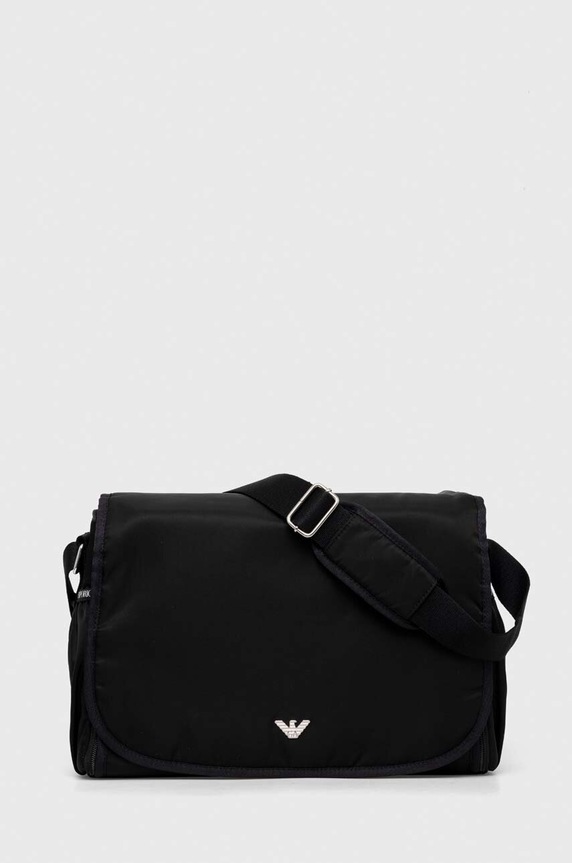 Emporio Armani torba do wózka z funkcją przewijania 402145.CC904 czarny SS26