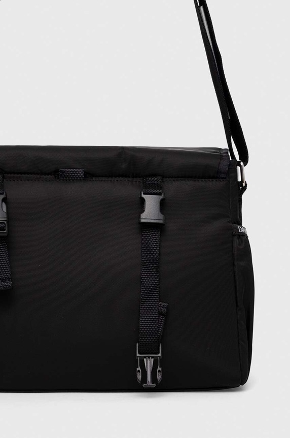 Emporio Armani torba do wózka z funkcją przewijania czarny 402145.CC904