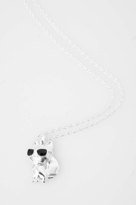 Karl Lagerfeld naszyjnik 235W3922 srebrny AW23
