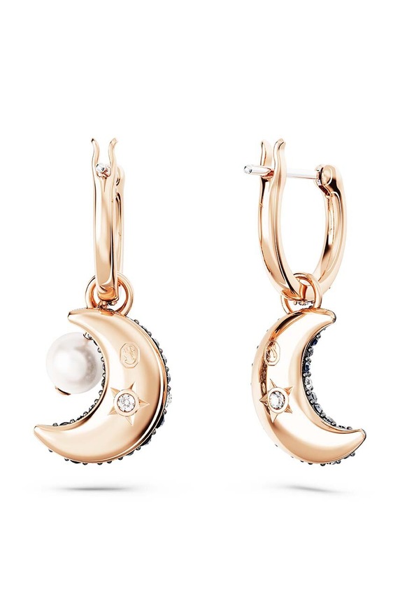 Akcesoria Swarovski kolczyki LUNA 5671569 czarny