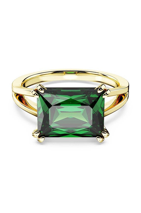 Swarovski pierścionek MATRIX kryształ Swarovskiego zielony 5677144