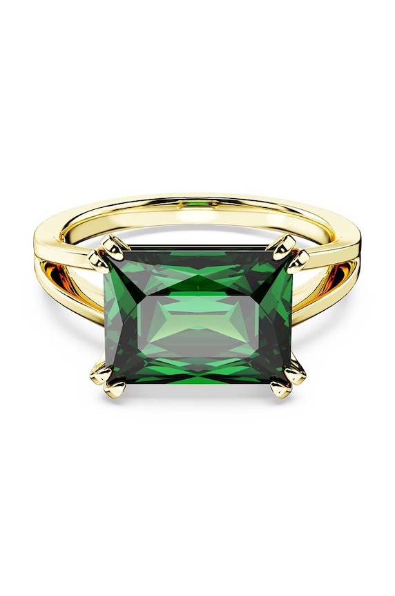Swarovski pierścionek MATRIX kryształ Swarovskiego zielony 5677147