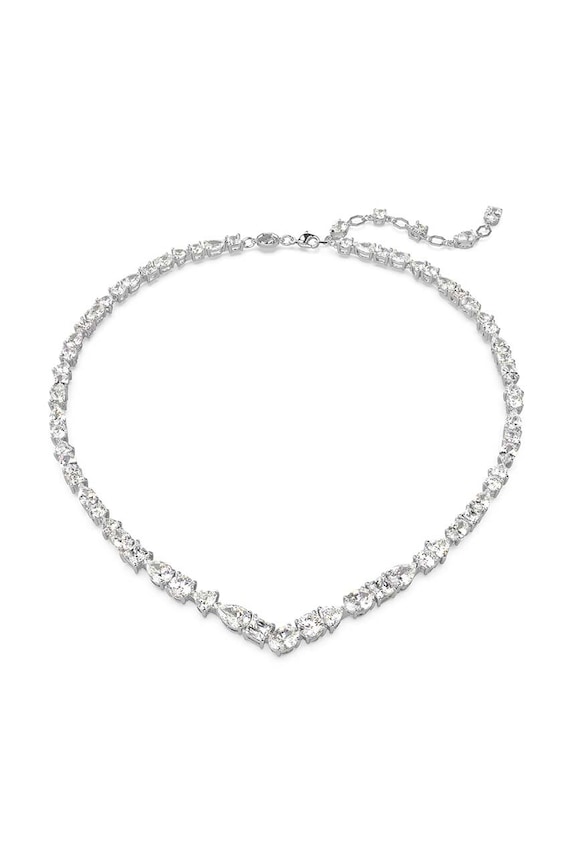 Swarovski colier și cercei MESMERA 5674306 argintiu