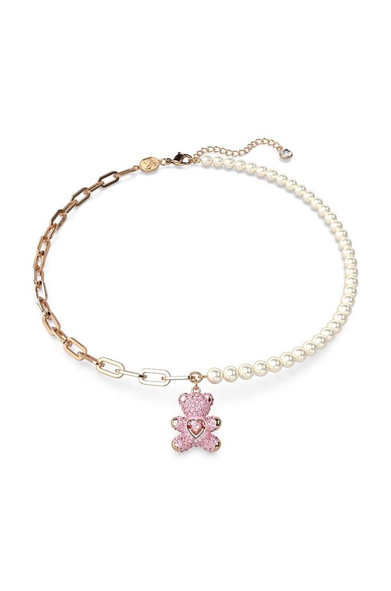 Swarovski naszyjnik TEDDY cyrkonia złoty 5669166