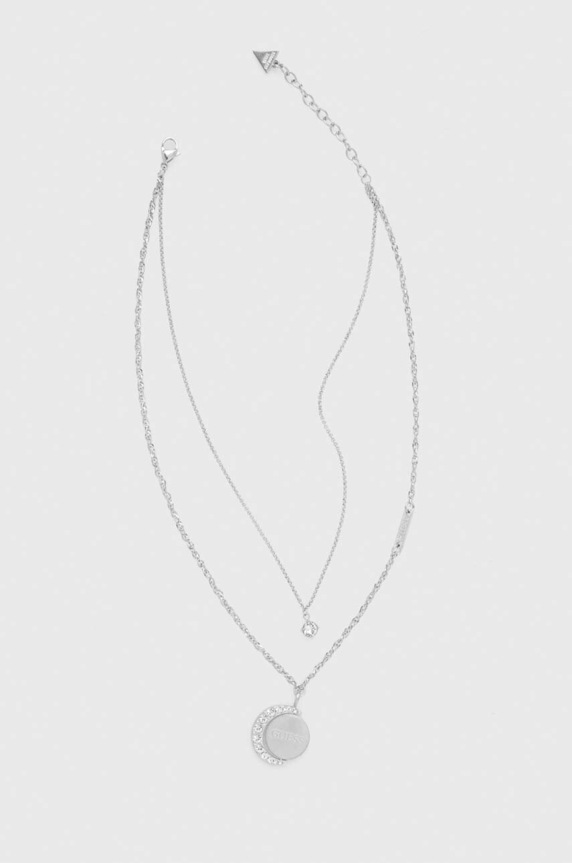 Ogrlica Guess cirkonij srebrna JUBN01.187JW