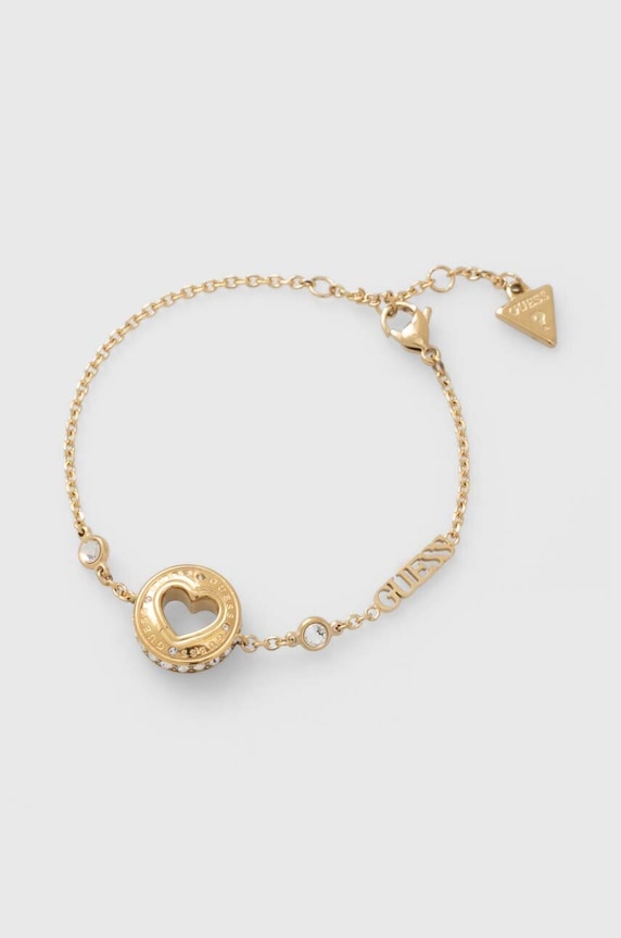 Guess bransoletka cyrkonia złoty JUBB03.344JW