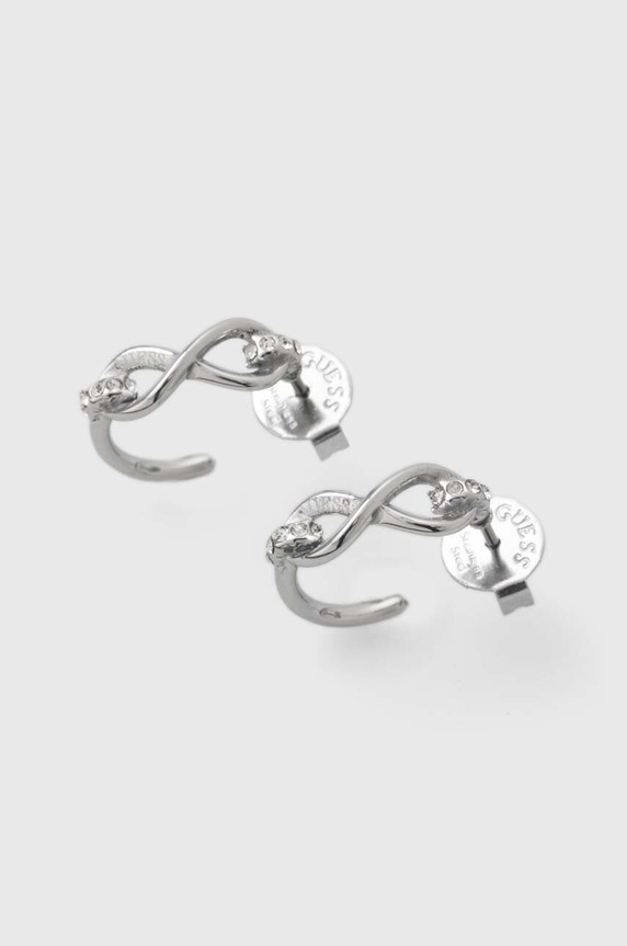 Σκουλαρίκια Guess ζιρκόνια ασημί JUBE03.272JW