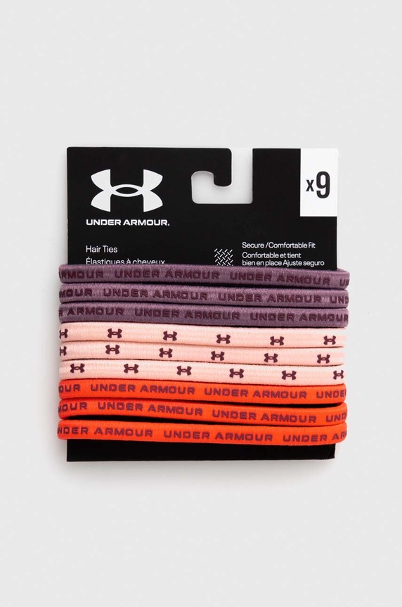 Λαστιχάκια μαλλιών Under Armour 9-pack ροζ 1380018