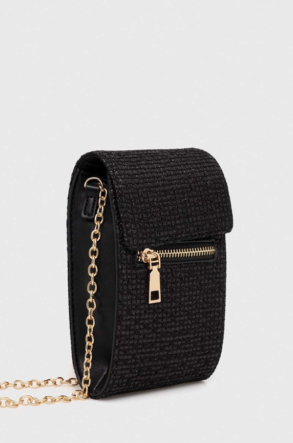 Ovitek za telefon Morgan 2POCKET.NOIR črna AW23