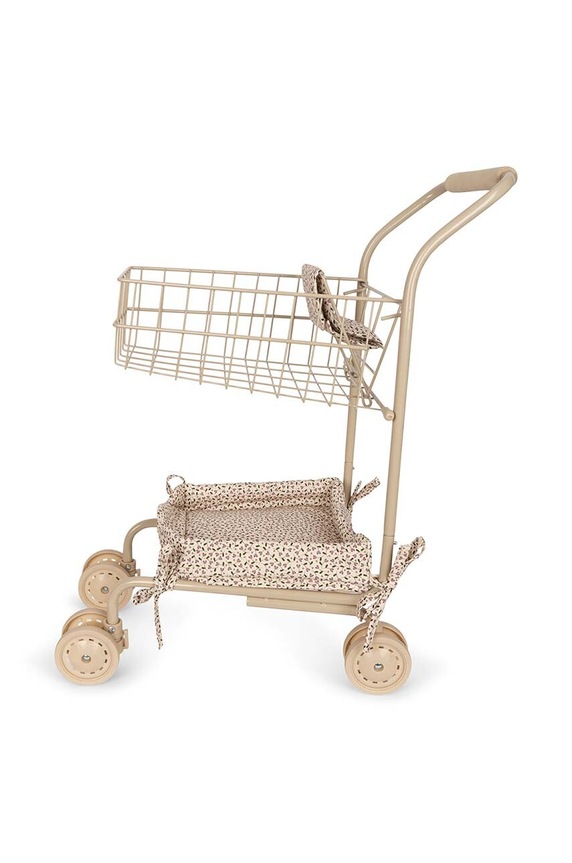 Количка за кукли Konges Sløjd SHOPPING CART KS6003 бежов AW23