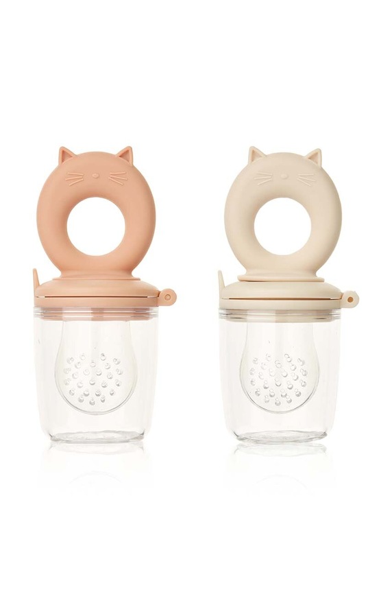 Liewood smoczek do podawania owoców 2-pack 2-pack pomarańczowy LW17918