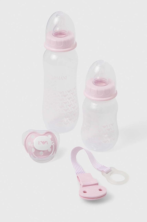 Set za bebe Emporio Armani Gift Box roza 407139.G.CC919