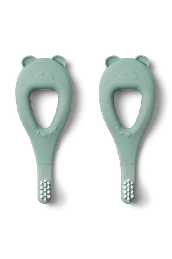 Liewood szczoteczka do zębów niemowlęca 2-pack 2-pack turkusowy LW17925