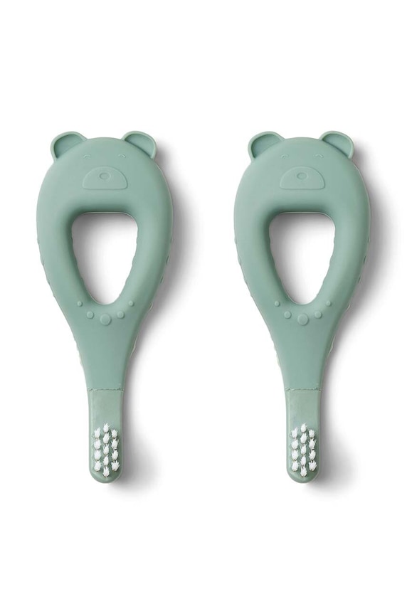 Liewood szczoteczka do zębów niemowlęca 2-pack 2-pack turkusowy LW17925