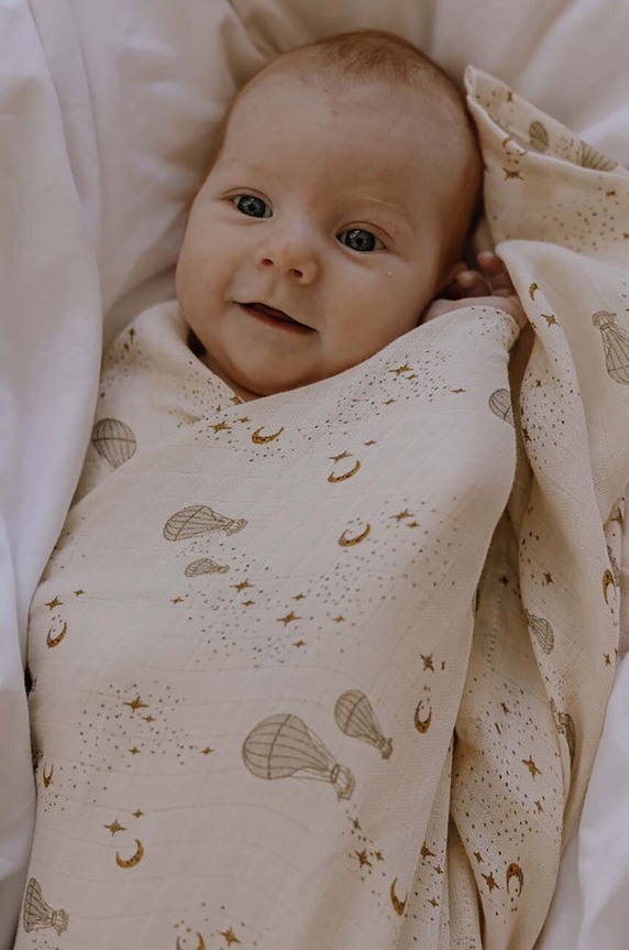 Μουσελίνα αγκαλιάς That's mine Jana Muslin swaddle Βρεφικό προϊόν μπεζ 028144