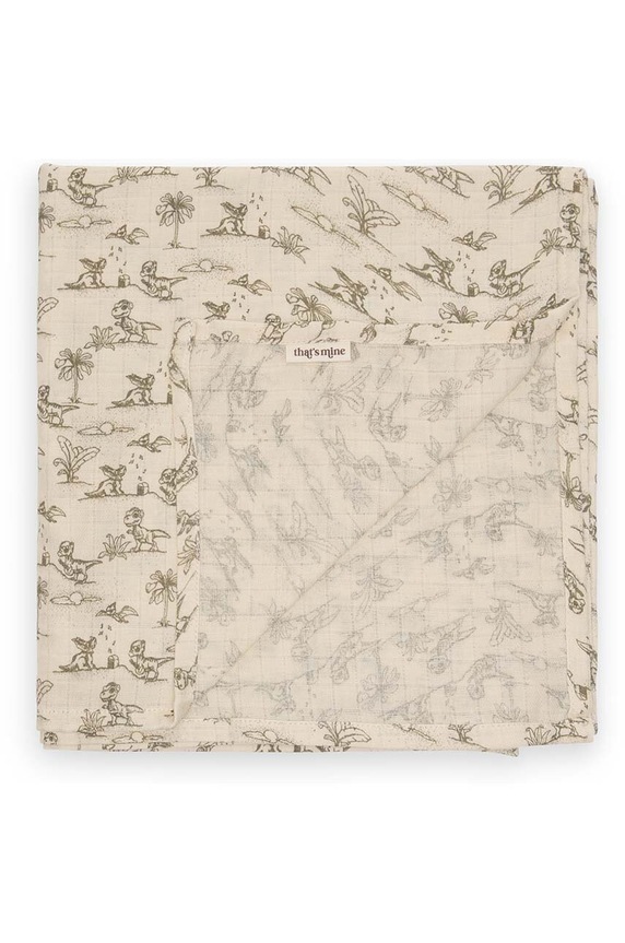 Chłopiec That's mine otulacz muślinowy Jana Muslin swaddle 028144 beżowy
