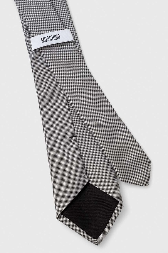 Moschino selyen nyakkendő M5727.55061 szürke SS26