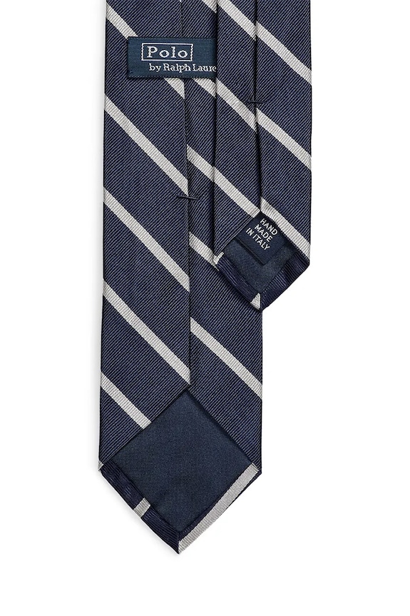 Polo Ralph Lauren cravată de mătase 712883559 bleumarin AW23