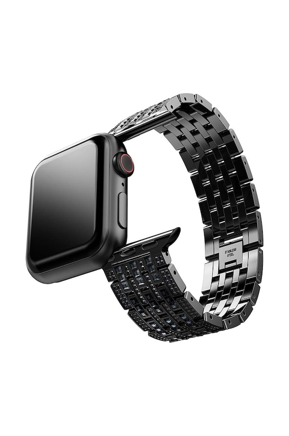Akcesoria Swarovski pasek do apple watch 5678675 SPARKLING PRINCESS 5678675 czarny