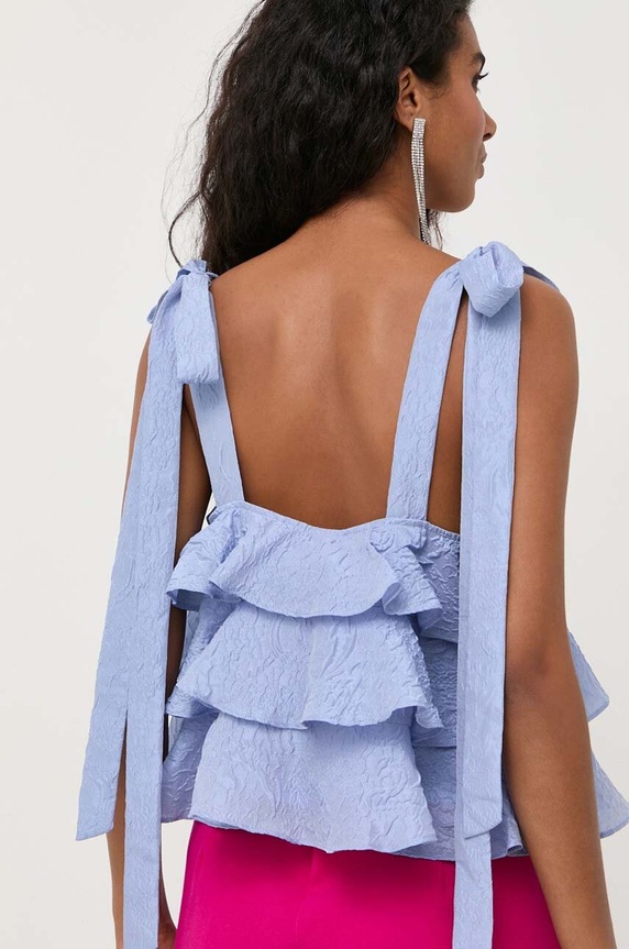 Odzież Custommade bluzka Odina 999387107 niebieski