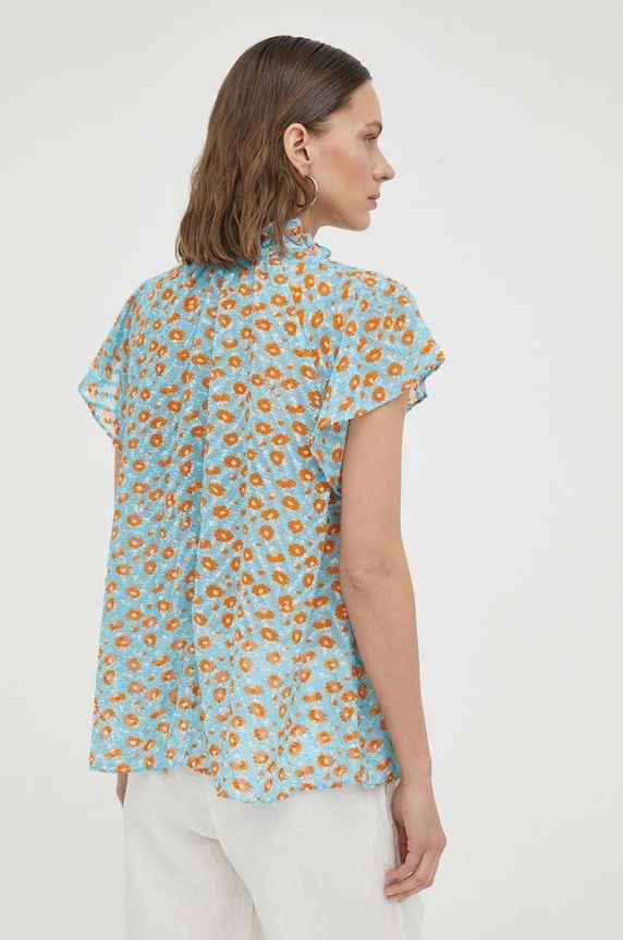 Odzież Samsoe Samsoe bluzka F23200134 niebieski