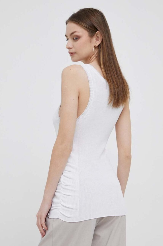 Îmbrăcăminte Dkny top P3DSAJ16 alb