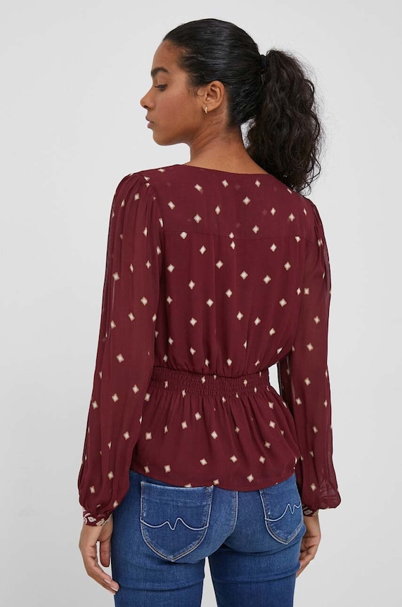 Ruházat Pepe Jeans felső PL304622.0AA burgundia