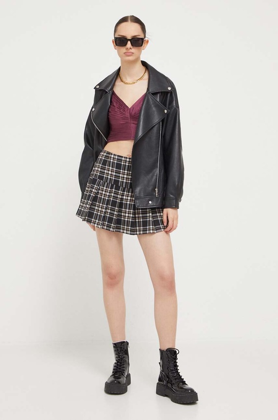 Top Abercrombie & Fitch KI140.3444.566 ljubičasta AW23