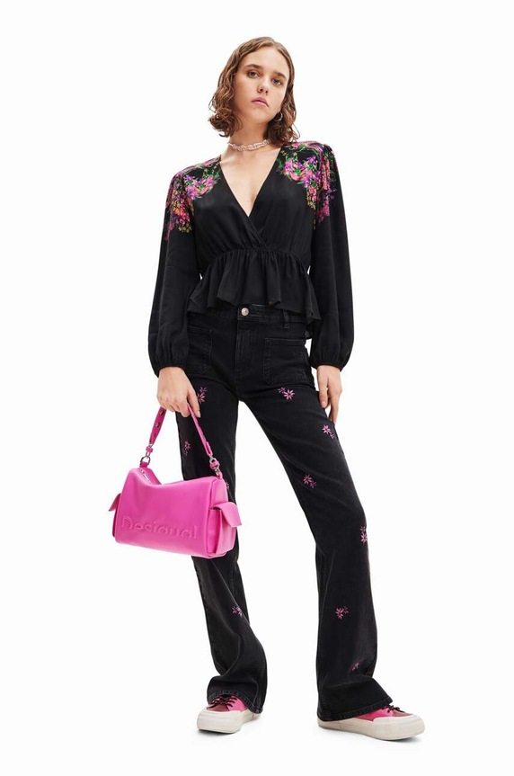 Desigual bluzka czarny 23WWBW31